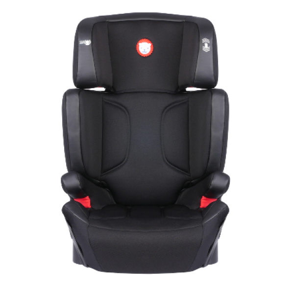 

Детское автокресло Lionelo HUGO BLACK leather эргономичное кресло для детей дошкольного и младшего школьного возраста с системой крепления Isofix.