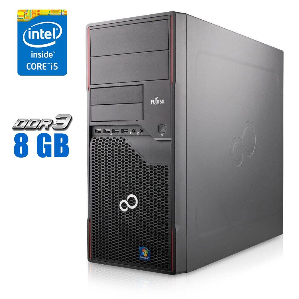 Компьютер Fujitsu Esprimo P700 E90+ Tower / Core i5-2500 (4 ядра по 3.3 ...