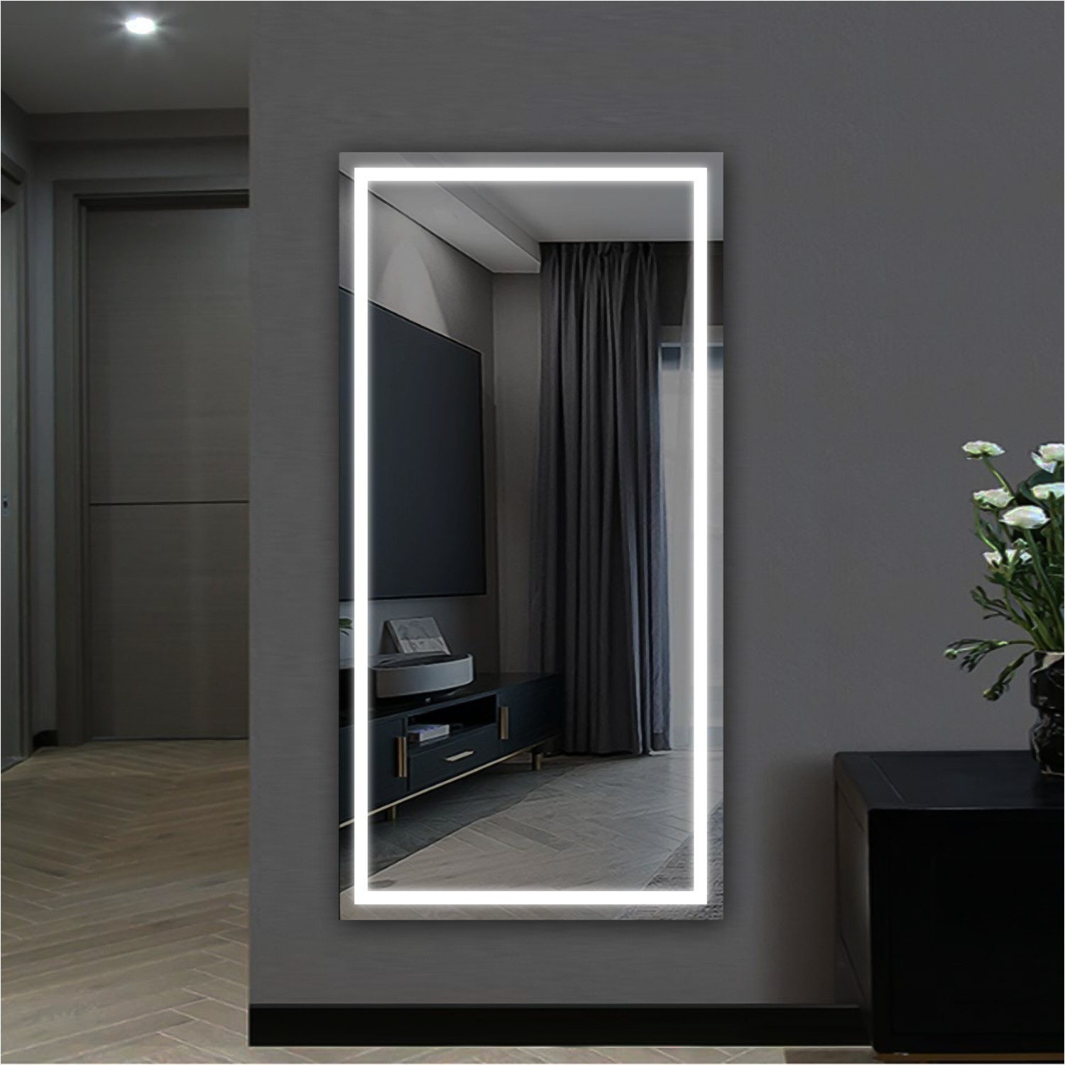 Зеркало в полный рост с LED подсветкой MLH - 01 (140x60) – фото, отзывы ...