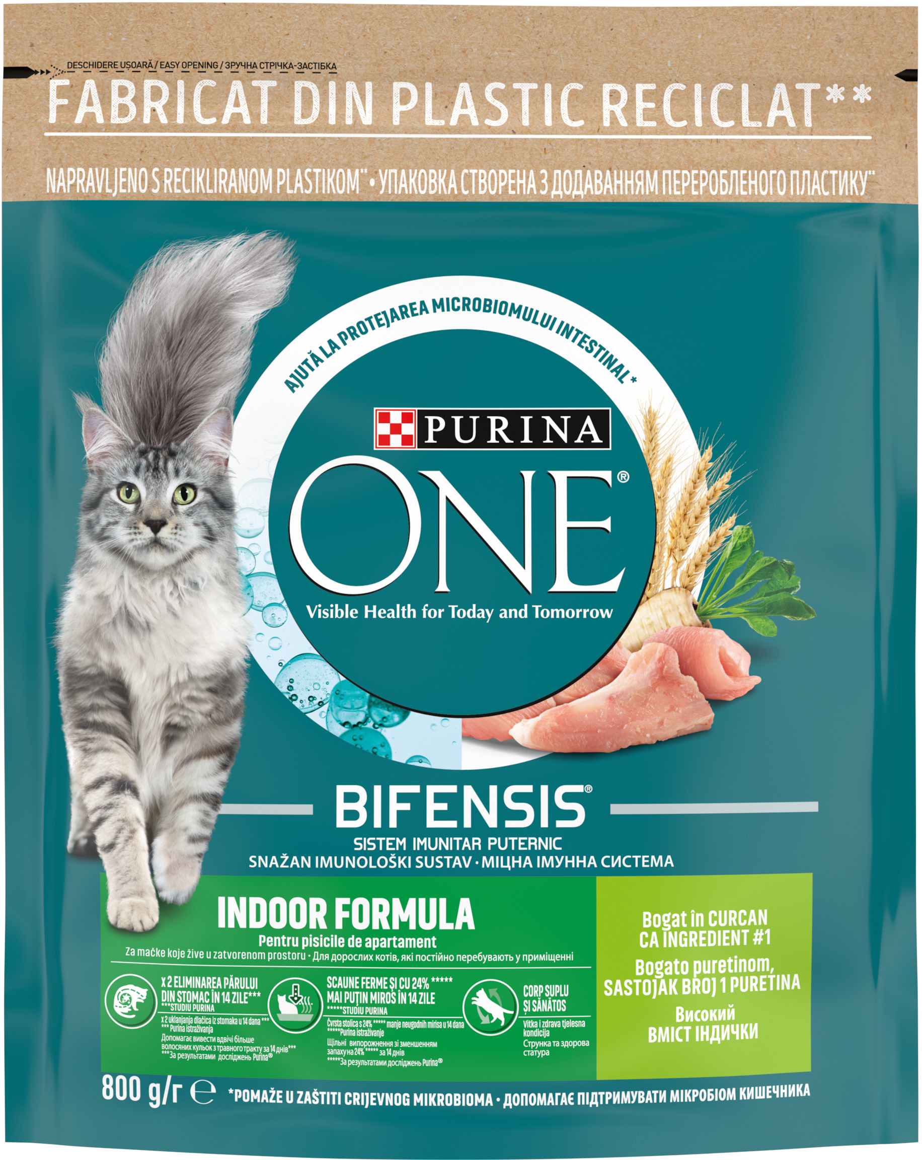 Відео для товару Сухий корм PURINA ONE Indoor для дорослих котів, що  постійно перебувають у приміщенні