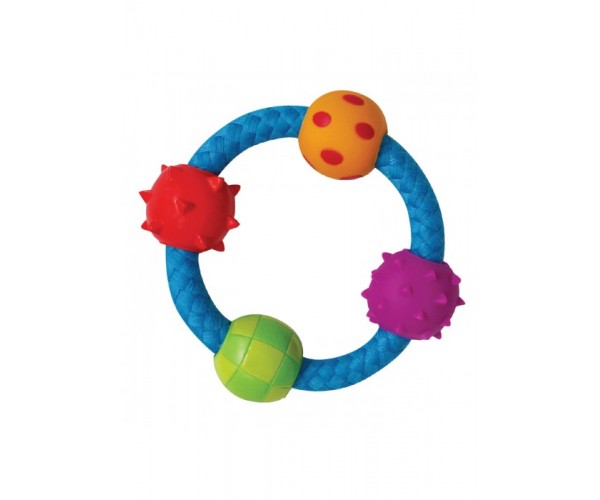 

Игрушка для собак Petstages Канат кольцо с мячиками