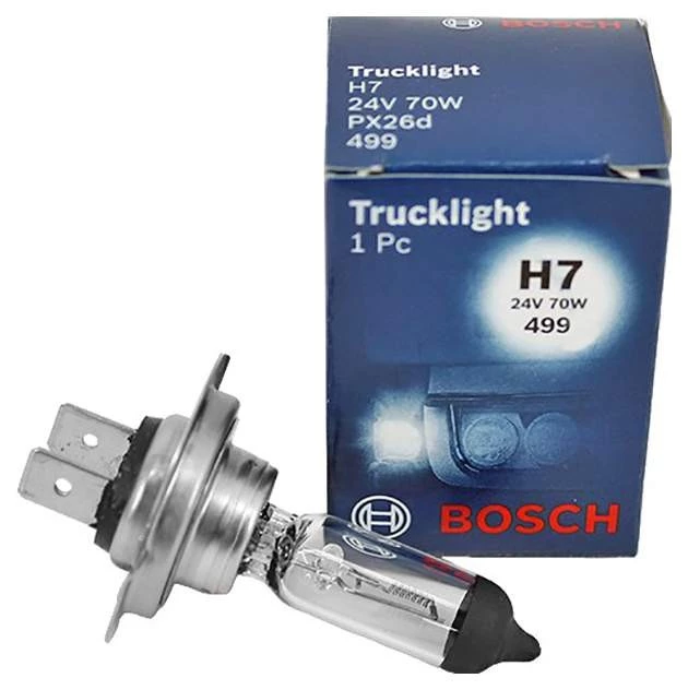 Lampada H7 24v 70w Original Bosch Trucklight Px26d Caminhão