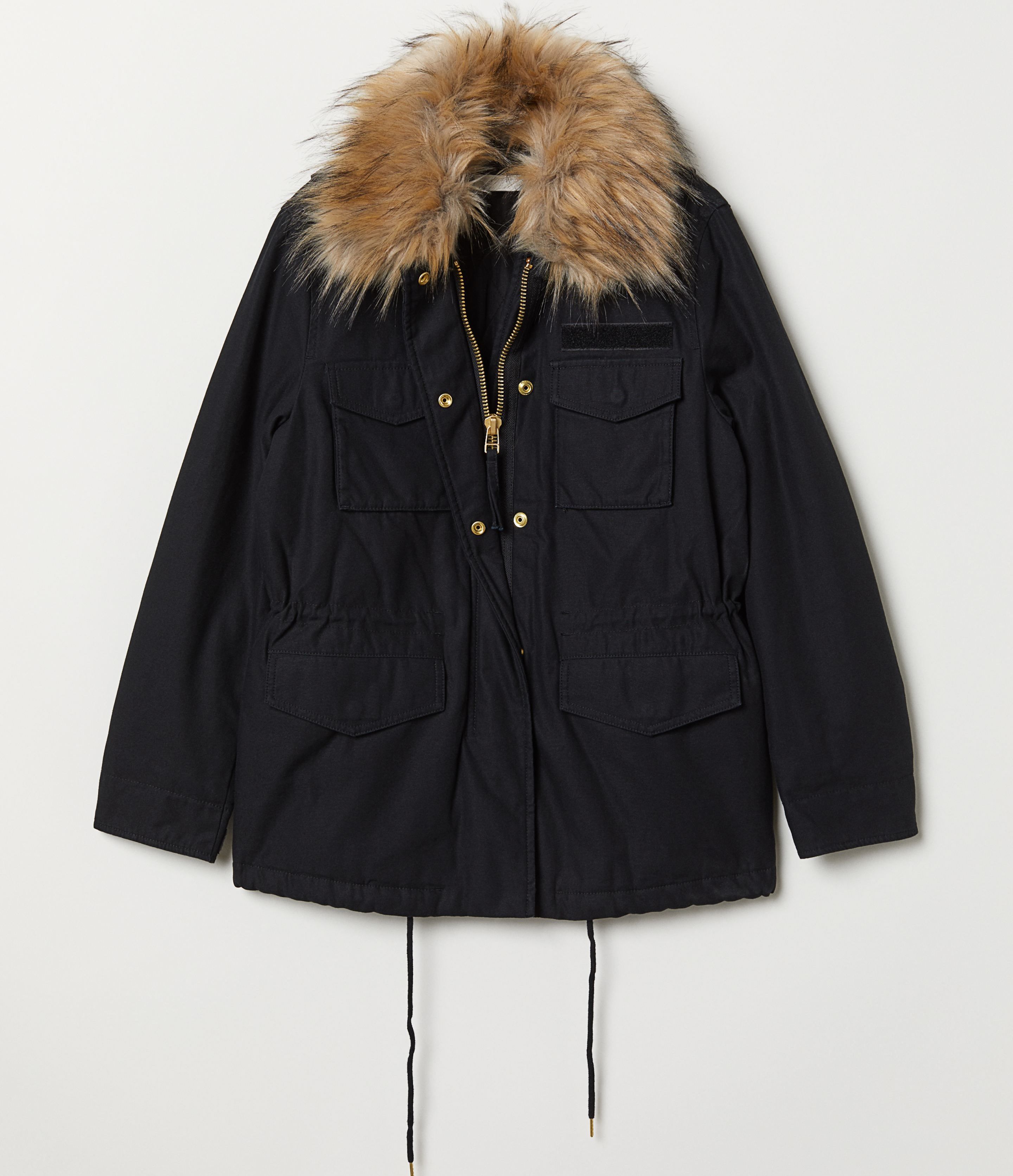 

Парка H&M 6594538wt  Черная, Парка H&M 6594538wt 40 Черная