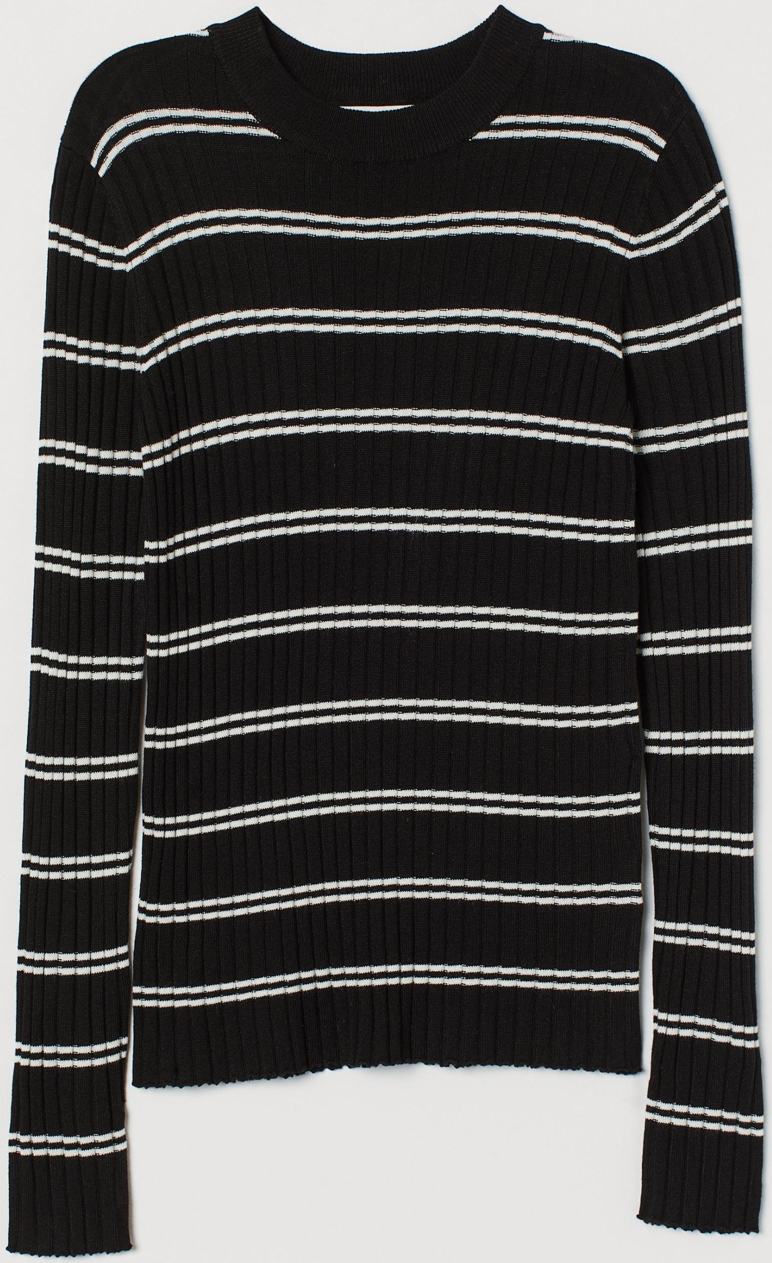 

Джемпер H&M 8020230wt S Черный в полоску