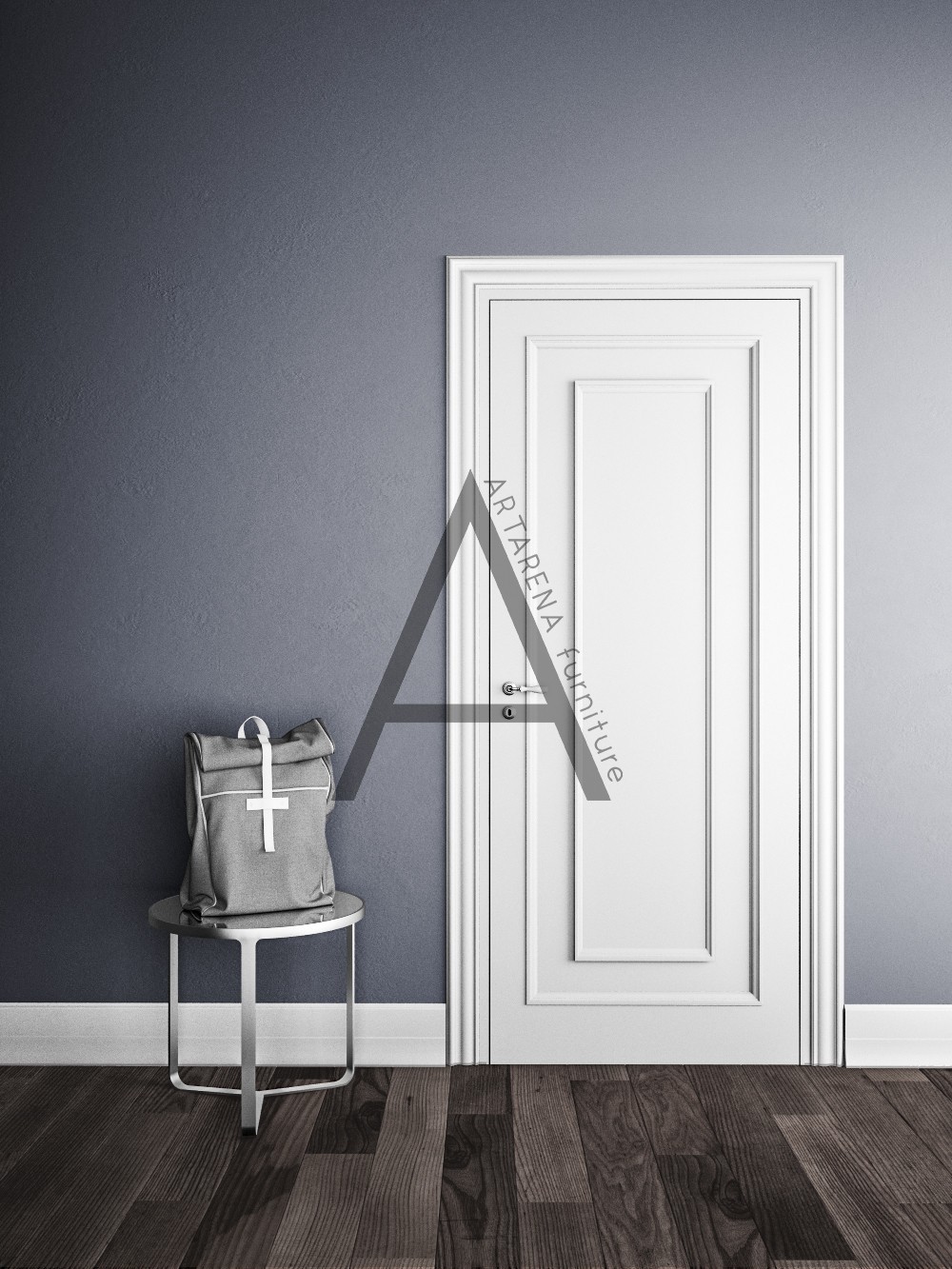 

Межкомнатные двери Artarena furniture Venetsiya Solo 2000*800*40 Белый матовый