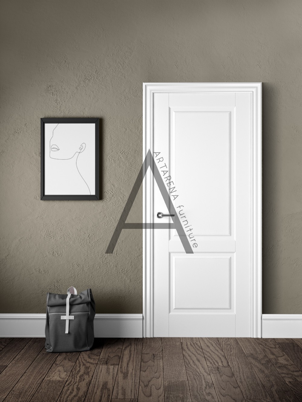 

Межкомнатные двери Artarena furniture Sofia Duo 2000*800*45 Белый матовый