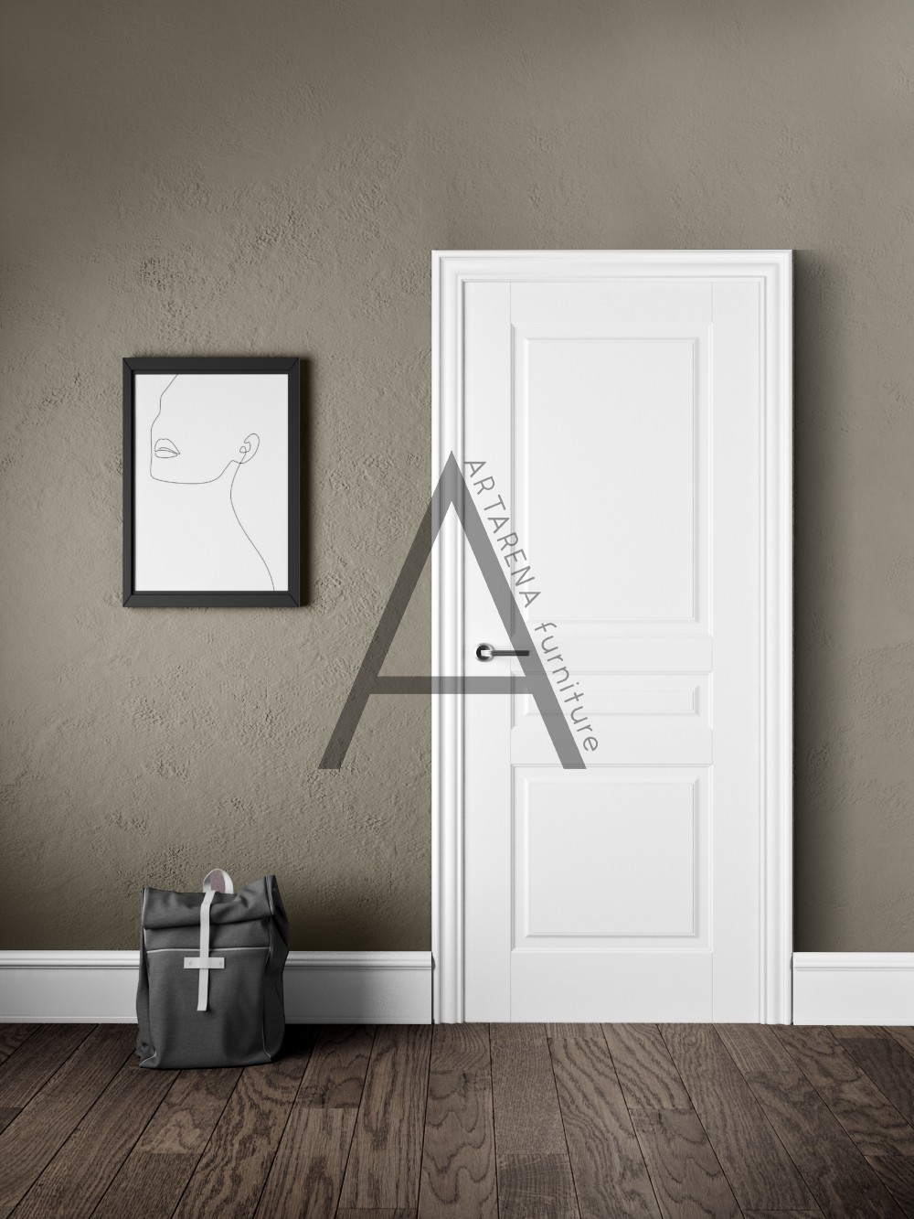 

Межкомнатные двери Artarena furniture Sofia Trio 2000*800*45 Белый матовый