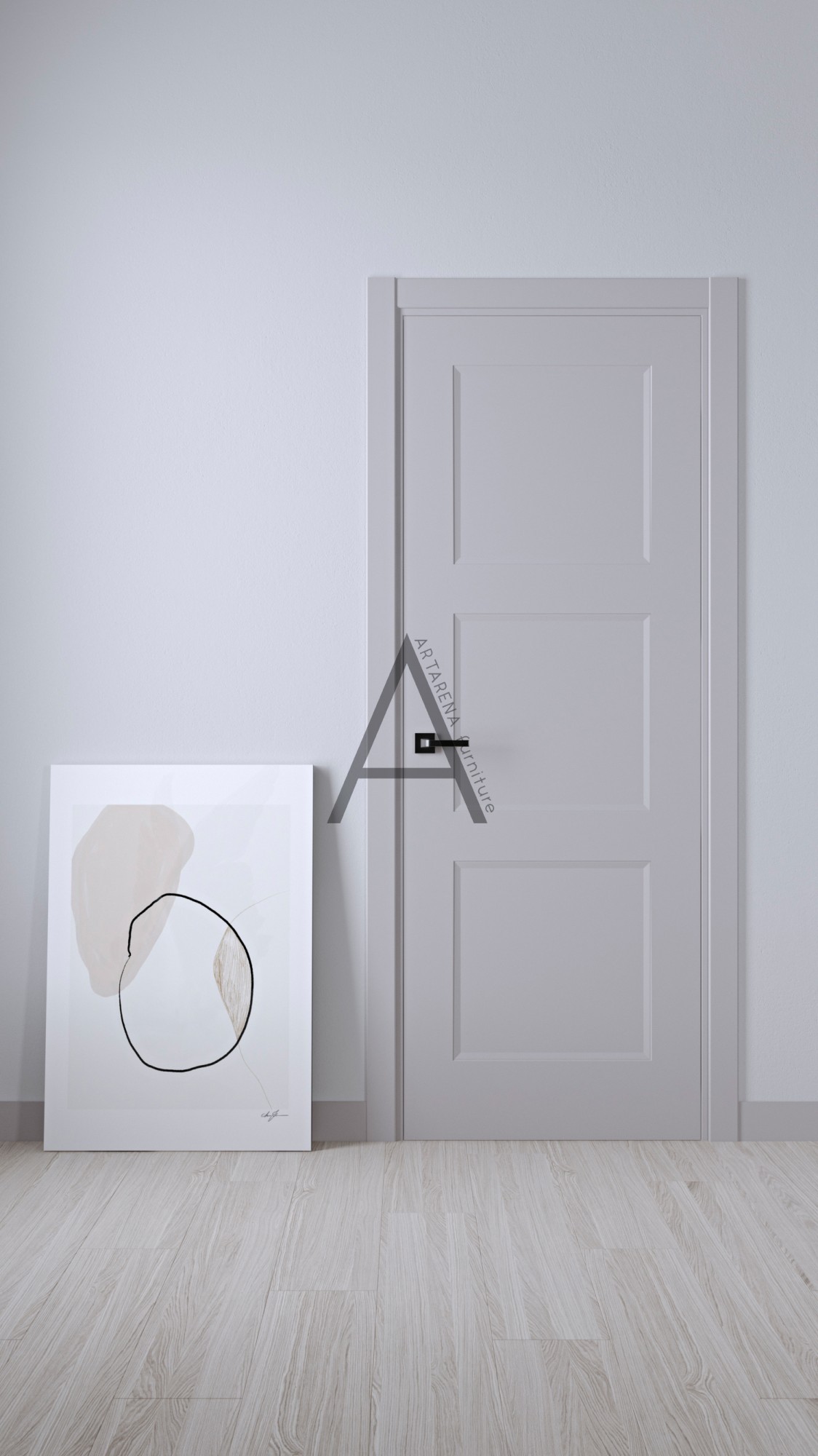 

Межкомнатные двери Artarena furniture London Stage Trioni 2000*800*45 Белый матовый