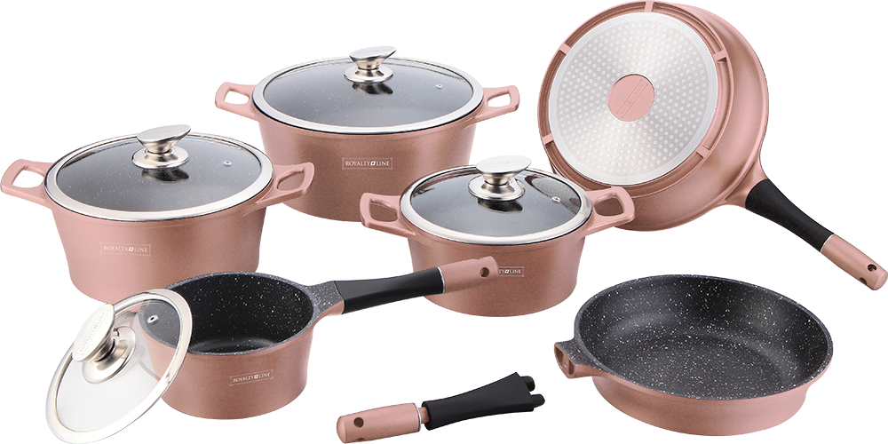 

Набор посуды Royalty Line RL-ES1014M Copper 14pcs