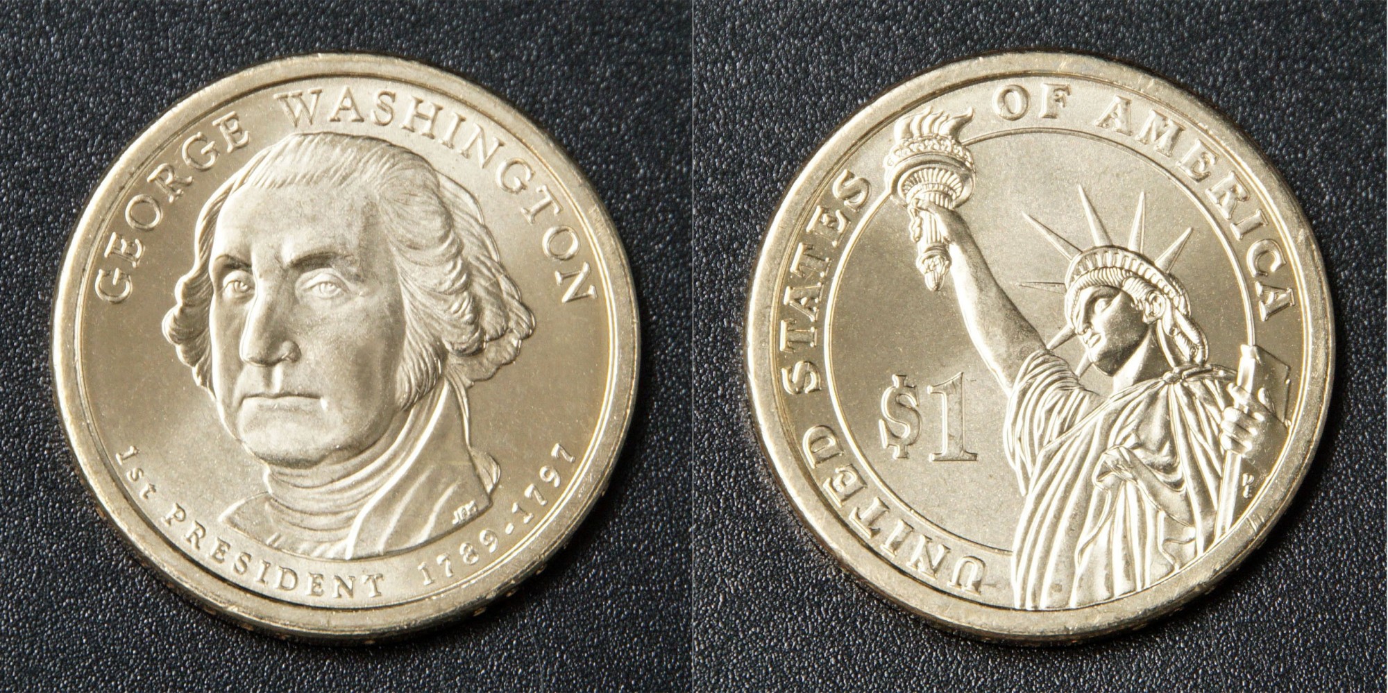 Монета 1 доллар "Джордж Вашингтон" США 2007 – фото, отзывы ...