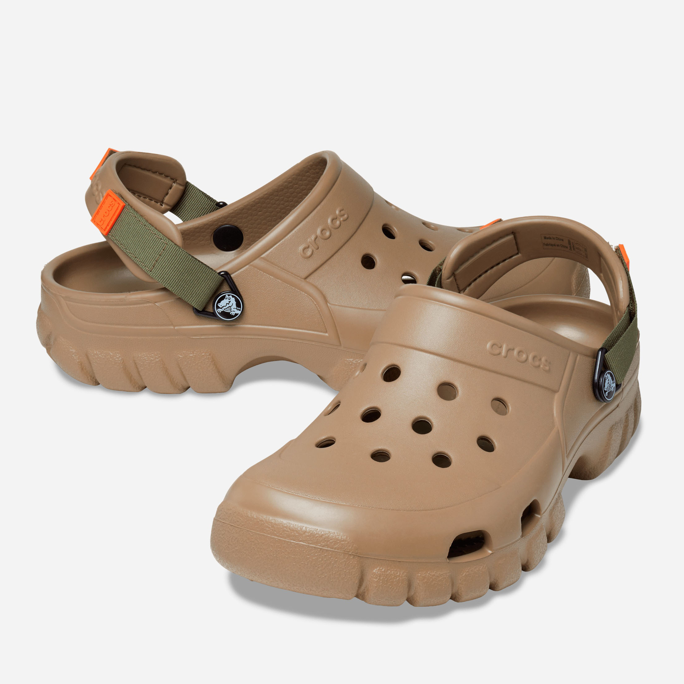 Crocs on sale offroad khaki