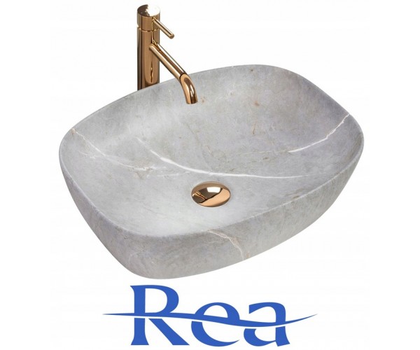 

Умывальник (Раковина) Rea FREJA Серый STONE (REA-U6648)
