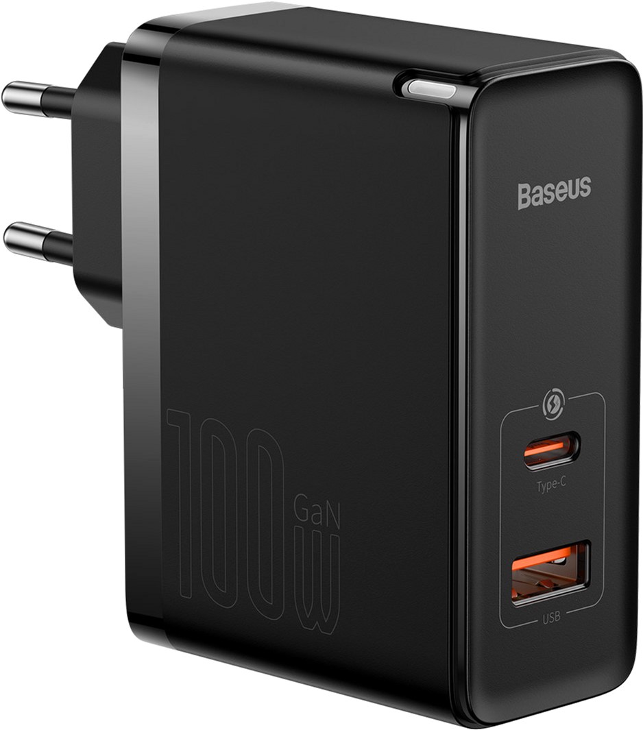 Сетевое зарядное устройство Baseus GaN5 Pro Fast Charger C+U 100W EU ...