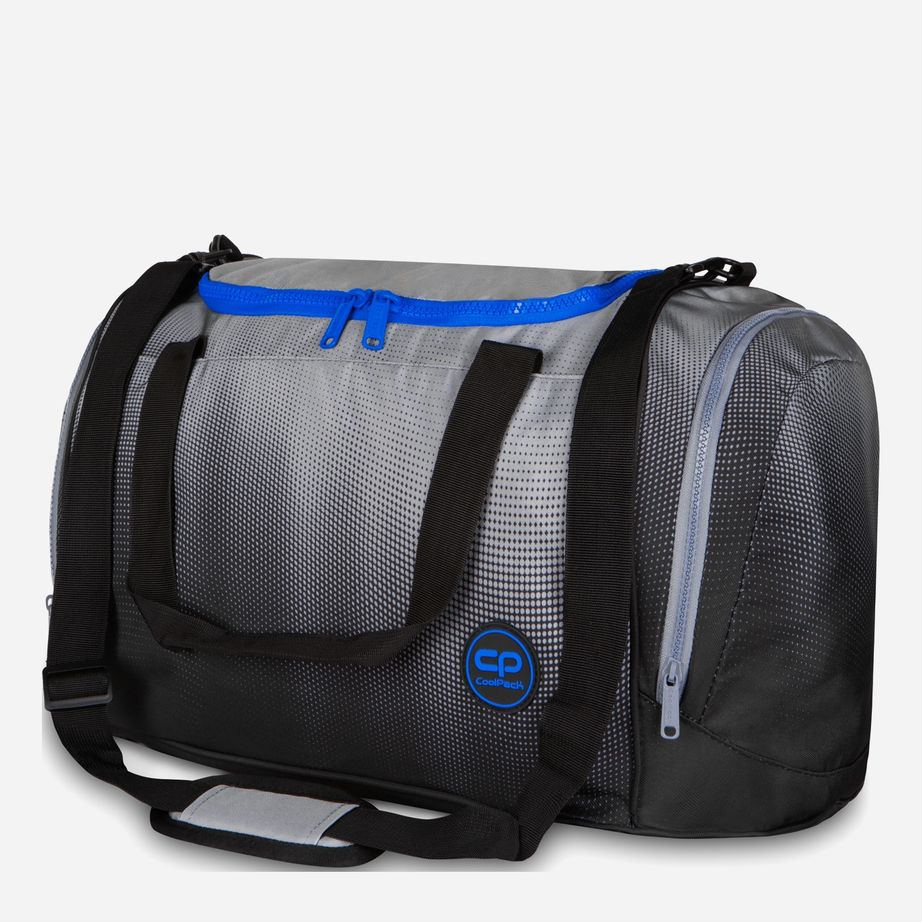 Акція на Спортивна сумка CoolPack Fitt Gradient Grey E92511 Сіро-чорна від Rozetka