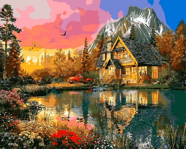 

Картина по номерам Mariposa Краски заката 40*50 см (в коробке) арт.MR-Q2200