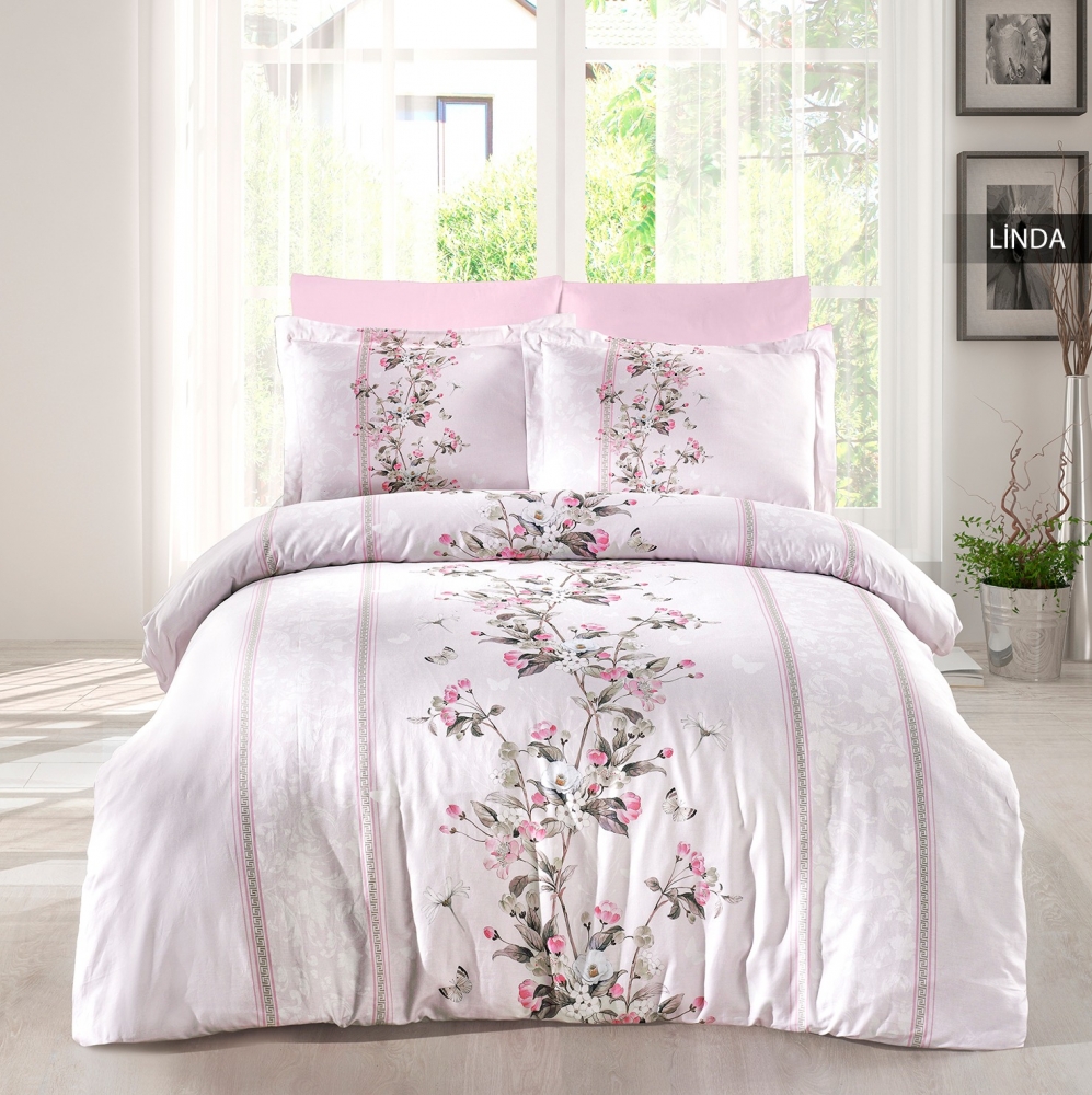 

Комплект постельного белья Ecosse Satin Евро сатин арт.Linda