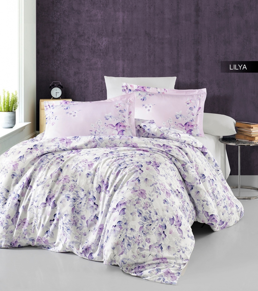 

Комплект постельного белья Ecosse Satin Евро сатин арт.Lilya