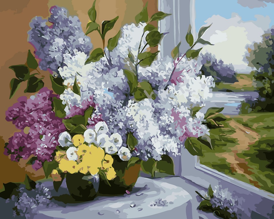 

Картина по номерам ArtStory Роскошная сирень 40*50 см (в коробке) арт.AS0015