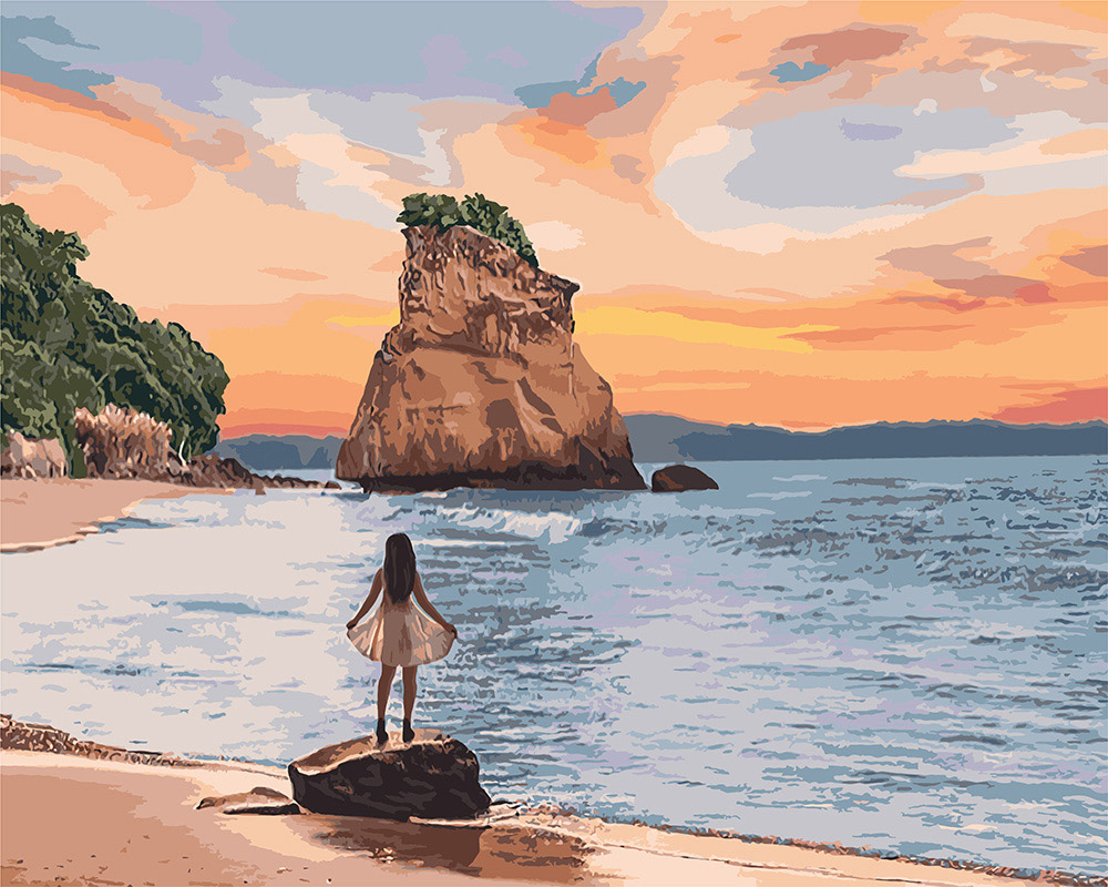 

Картина по номерам Идейка Необитаемый остров 40*50 см (без коробки) арт.KHO4727