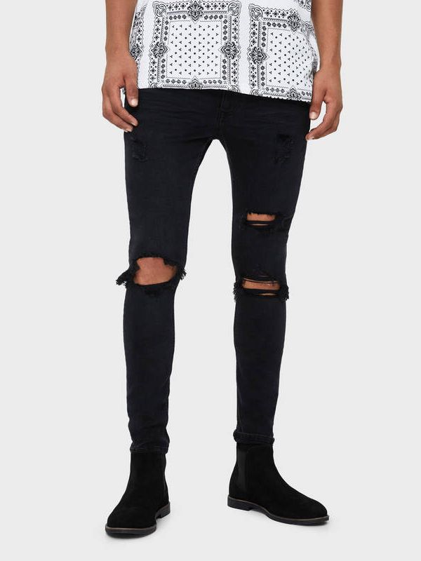 

Джинсы Bershka 5327-179-800 34 Черные джинс