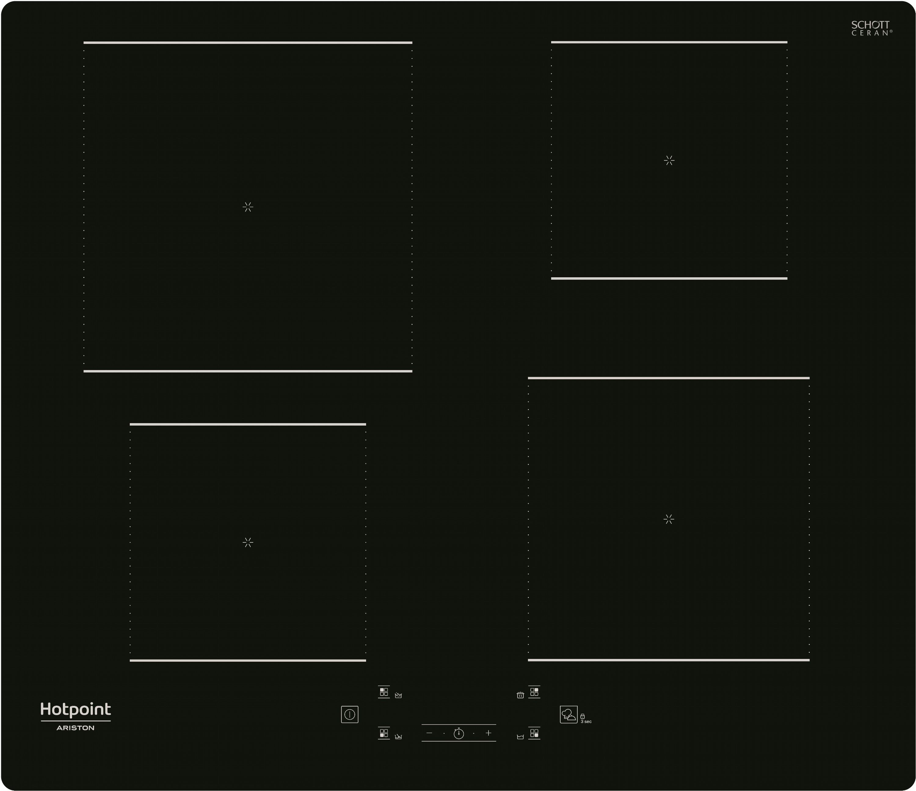 

Варочная поверхность электрическая HOTPOINT ARISTON HQ 5660S NE