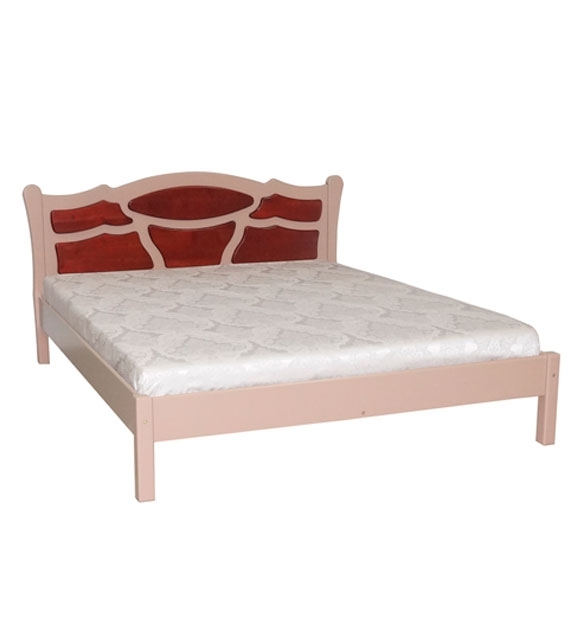 

Двуспальная кровать Л-253 Скиф 160х190 мокко, красное дерево