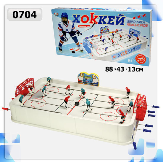 

Настольный хоккей Joy Toy для детей и взрослых 82х18х42 см (RT0704)