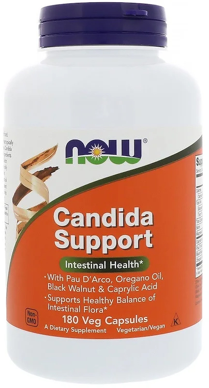 

Противокандидное средство Now Foods Candida Support 180 веганских капсул (733739033192)
