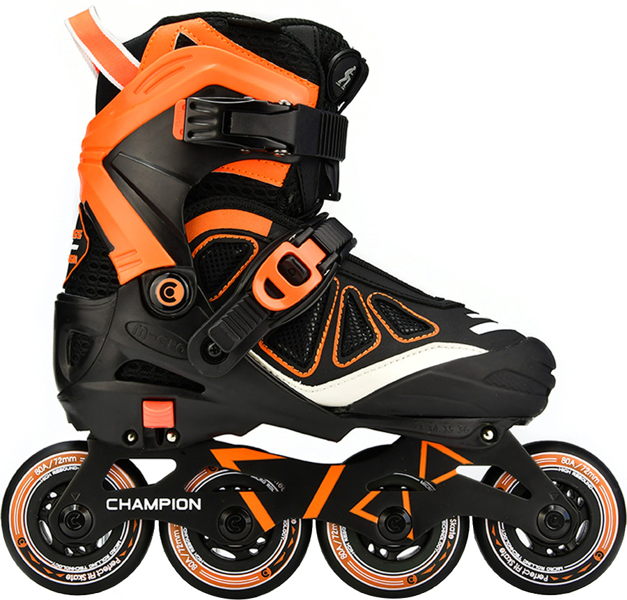 

Роликовые коньки Micro Champion orange-black 29-32 (MIS-S9-OR-29)