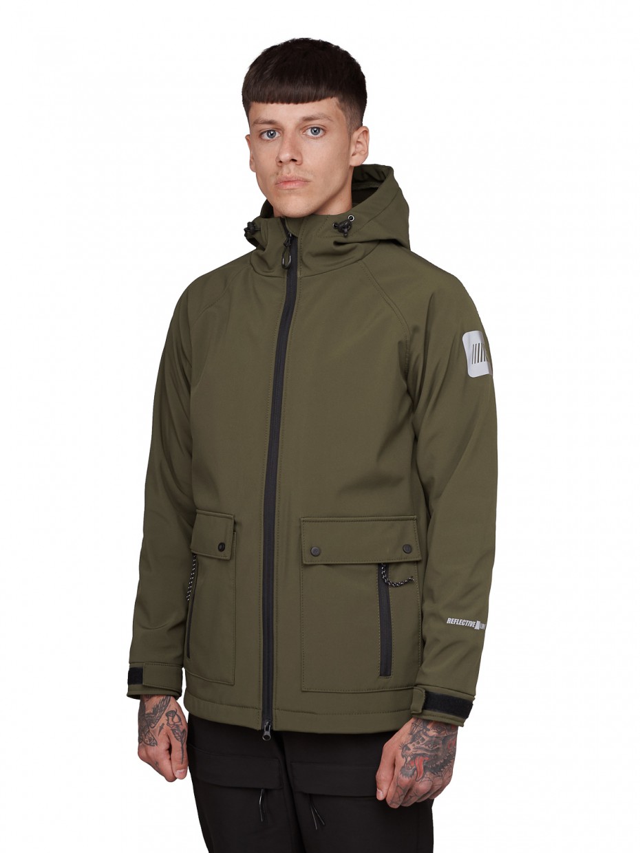 

Куртка GARD SOFT SHELL REFLECTIVE LINE 4/20 S хаки 2878