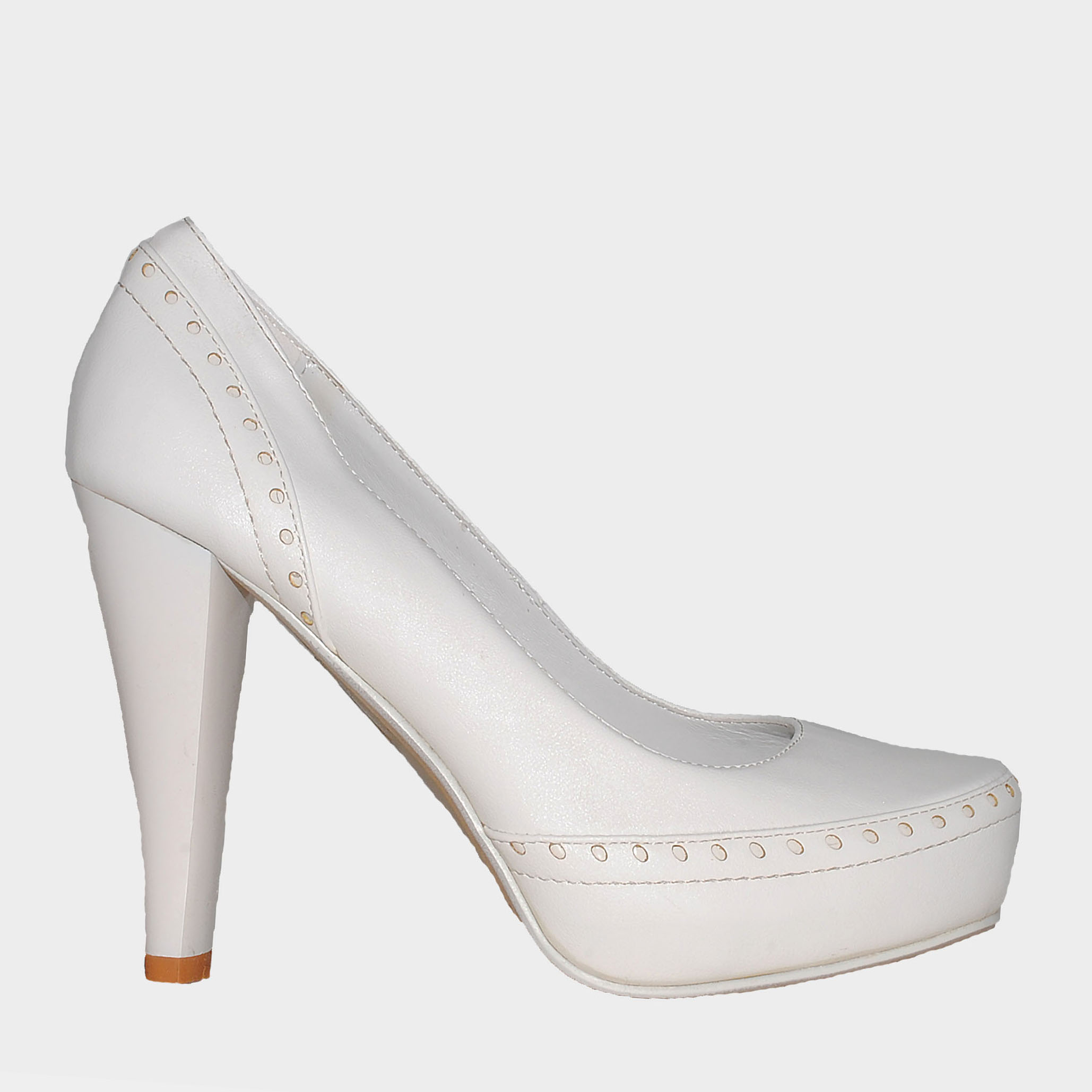 Акция на Жіночі туфлі L&P RE375-D03 38 24 см Білі от Rozetka