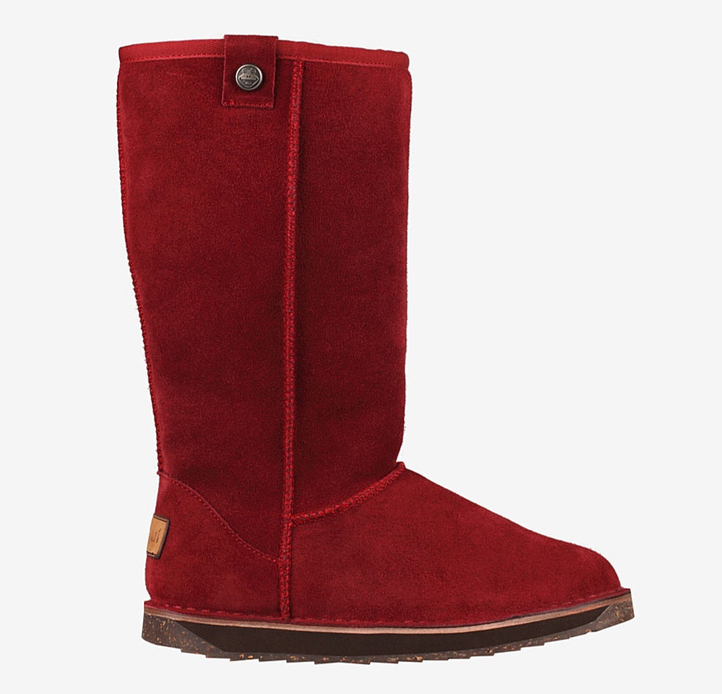 

Угги Coqui Valenka boots high w 159 40 25.5 см Бордовые