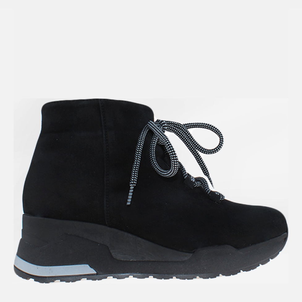 Акція на Жіночі зимові черевики Black&White RBW95478-11 37 23.5 см Чорні від Rozetka
