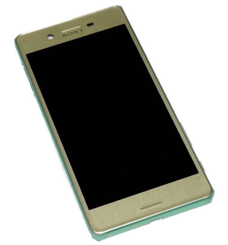 

Дисплей (экран) для Sony F8131 Xperia X + тачскрин, золотистый, Lime Gold, с передней панелью Original