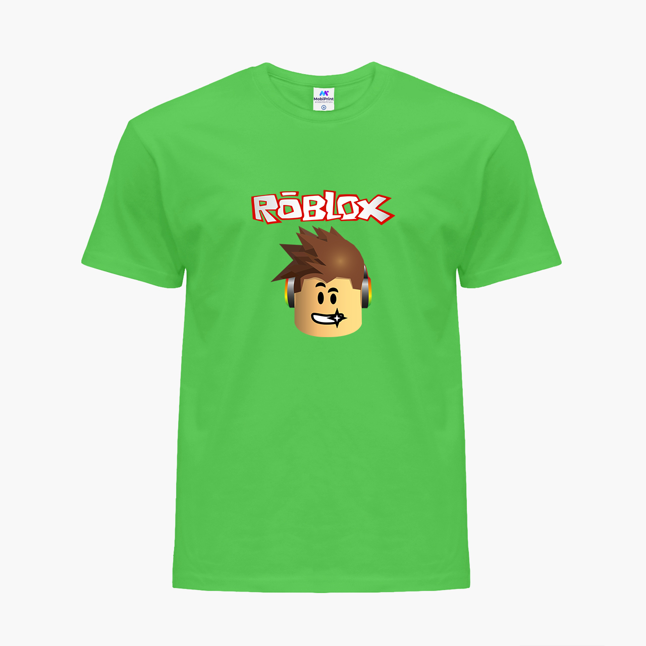 MENINO ROBLOX BUSTO 26X24CM COM BASE - Madeira Arte e Cia