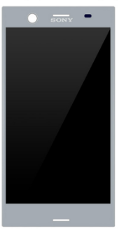 

Дисплей (экран) для Sony G8341 Xperia XZ1/G8342 + тачскрин, серебристый, Warm Silver Original