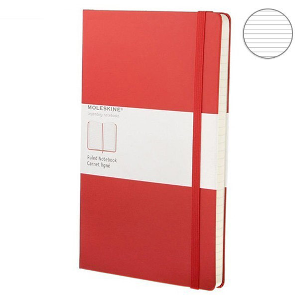 

Блокнот Moleskine Классический Карманный Красный в линию (05230)