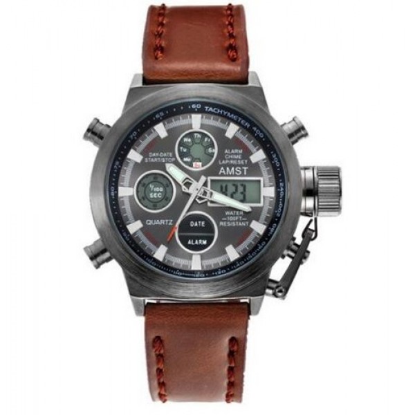 

Наручные часы AMST C Black-Brown Wristband