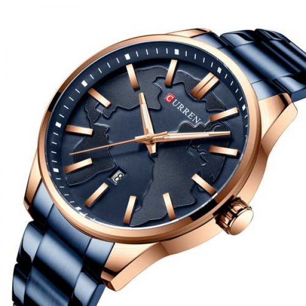 

Наручные часы Curren 8366 Blue-Gold