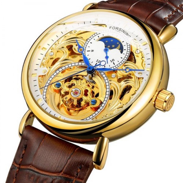 

Наручные часы Forsining 1125 Gold-Brown