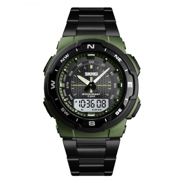 

Наручные часы Skmei 1370 Black-Green-Black