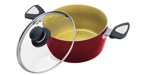 

Кастрюля Vitesse алюминиевая с крышкой и лопаткой 20см, 3.1л красная (VS-2207)