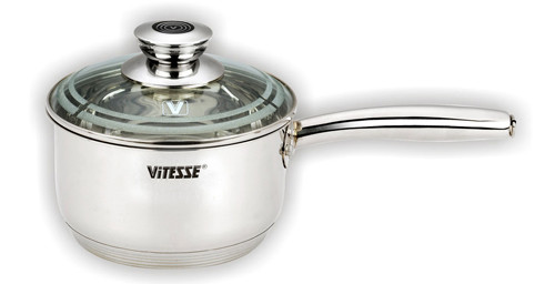 

Сотейник Vitesse из нержавеющей стали с крышкой 16 см, 1.8л (VS-1568)