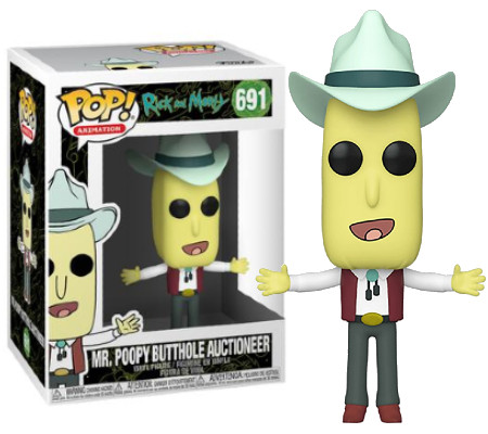

Фигурка Funko Pop Фанко Поп Мистер Поопибаттхоле аукционист Рик и Морти 10см RM PB 691