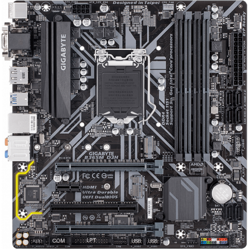 

Материнская плата GIGABYTE B365M D3H