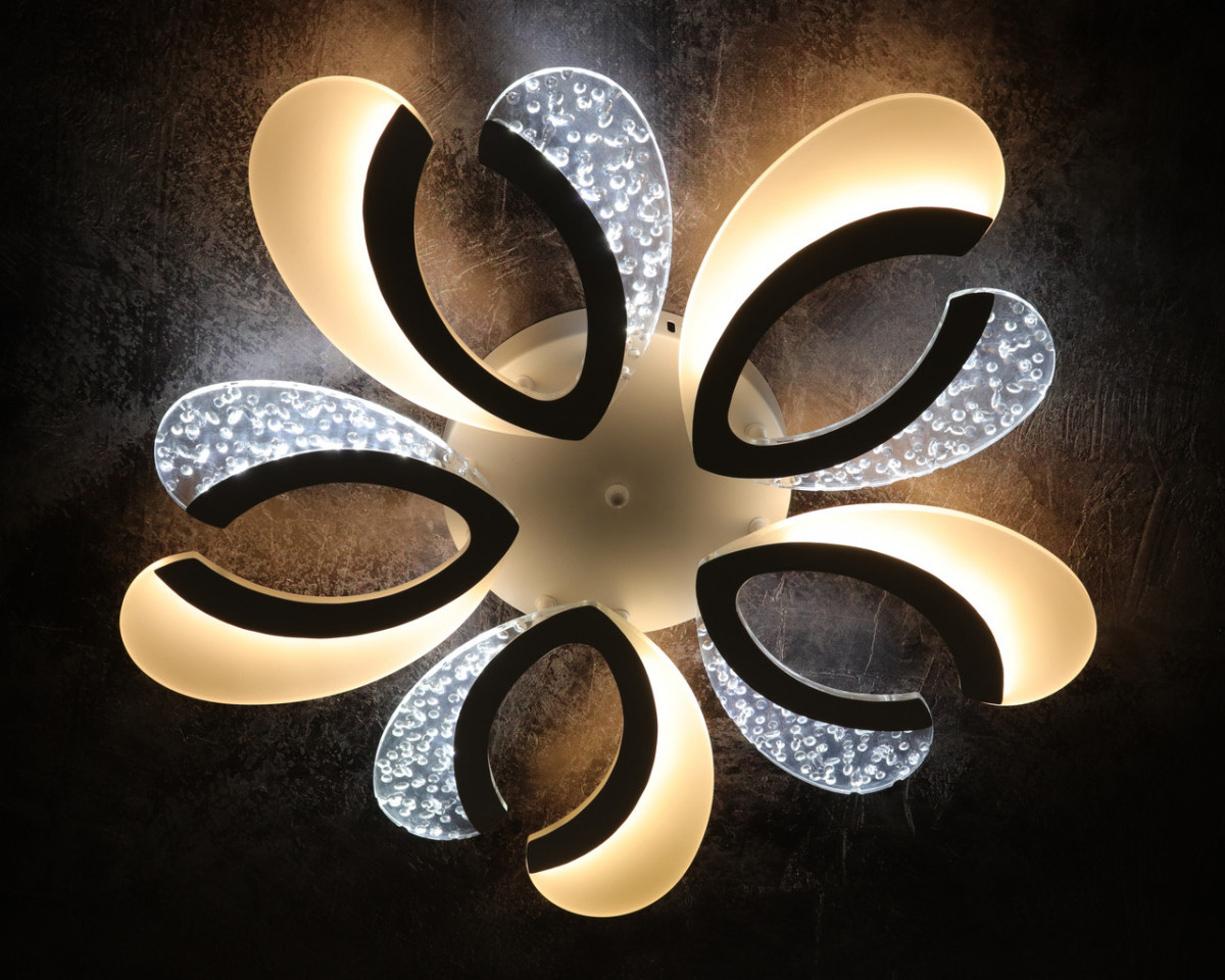 

Люстра потолочная Led с пультом A2379/5Q-wh Белый 8х62х62 см. Sunnysky (YR-A2379/5Q-wh)