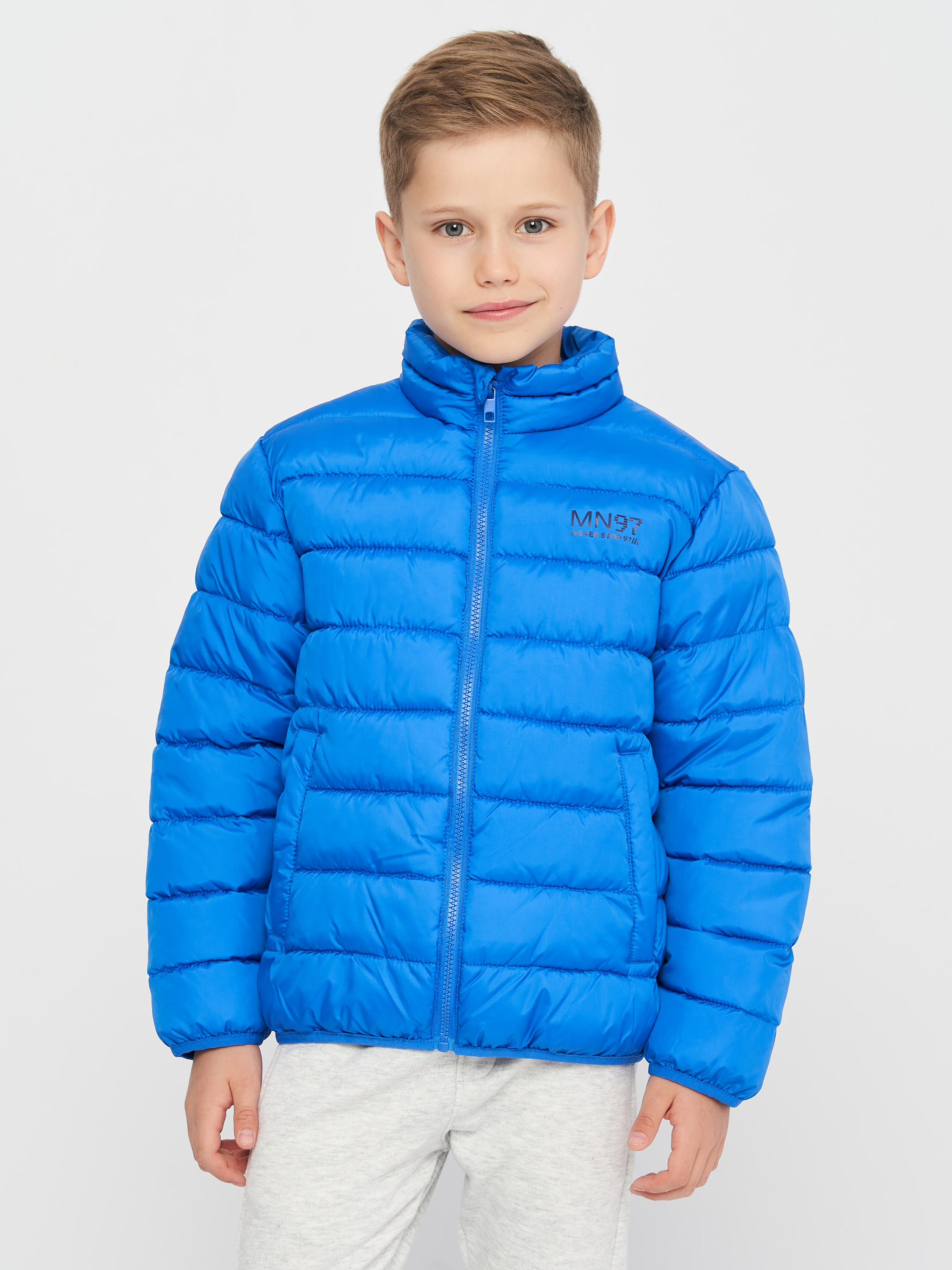 Акція на Підліткова демісезонна куртка для хлопчика Minoti 13coat 17 38551TEN 140-146 см Синя від Rozetka