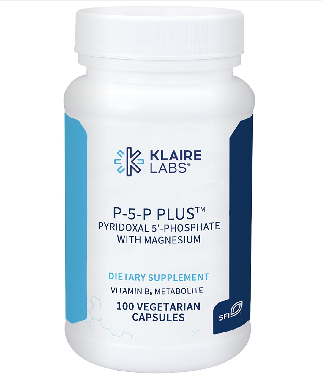 

Биологически активная добавка Klaire Labs P-5-P Plus (Pyridoxal 5'-Phosphate with Magnesium) 100 капсул
