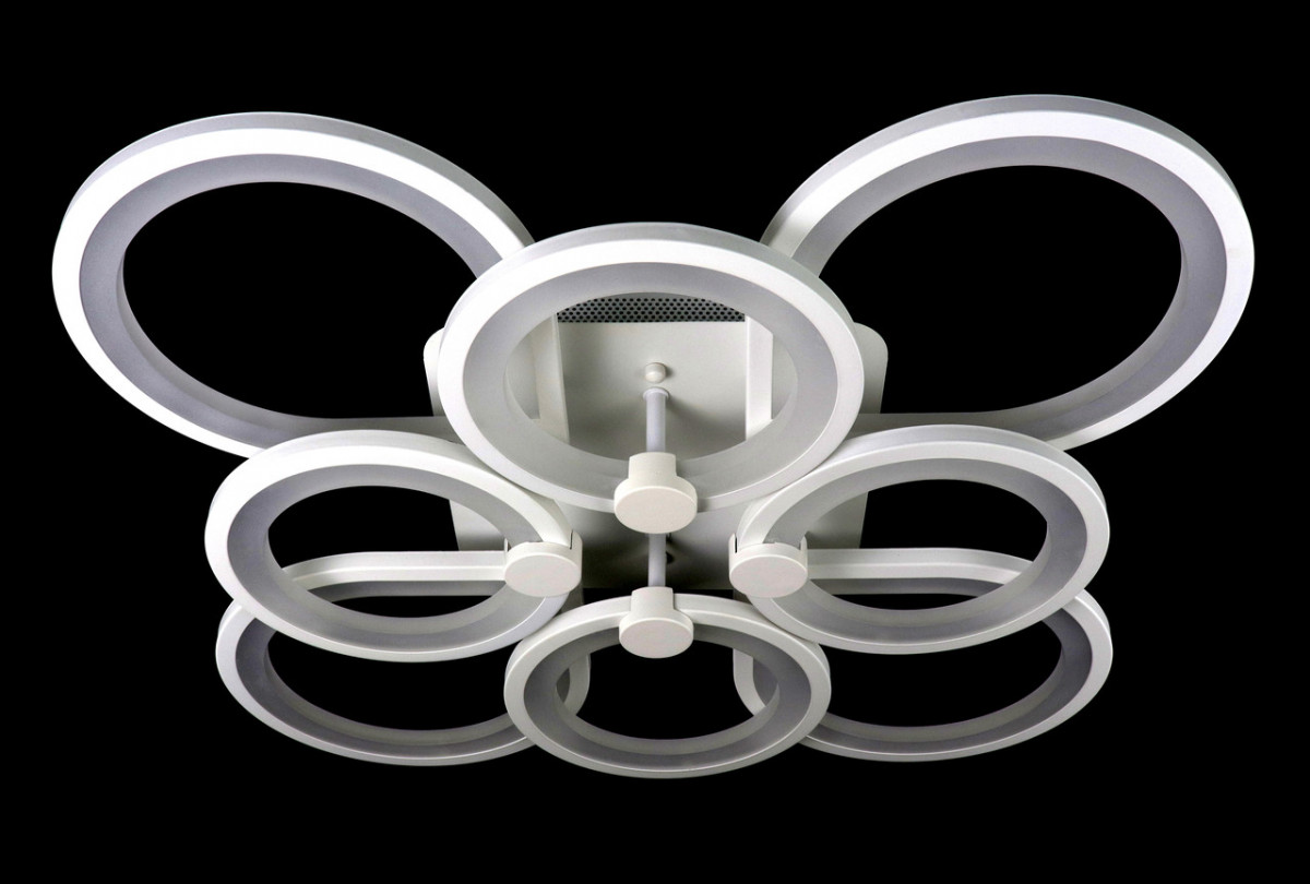 

Люстра потолочная Led с пультом A2477/44-wh Белый 11х54х67 см. Sunnysky (YR-A2477/4+4-wh)