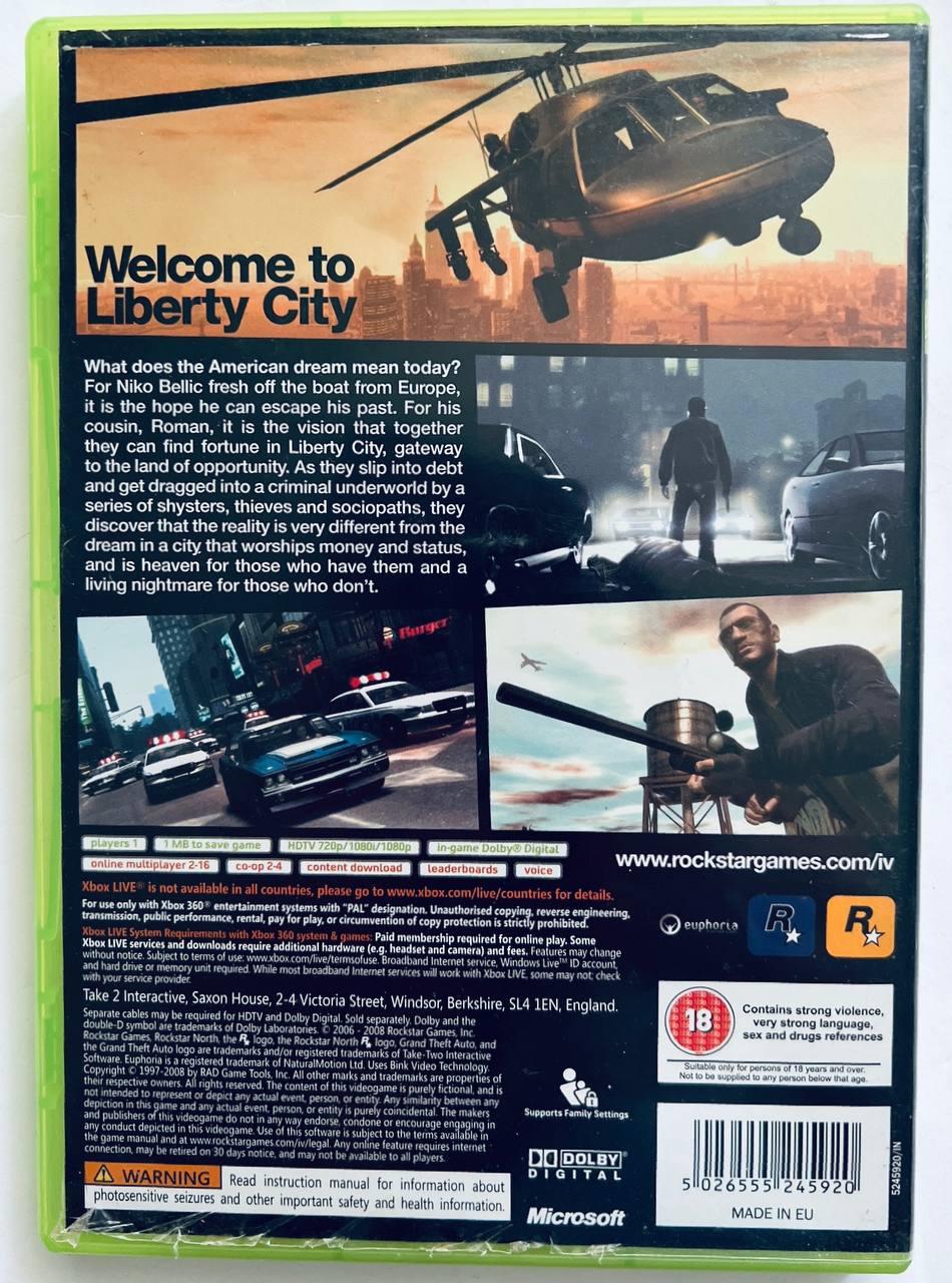 ROZETKA » Grand Theft Auto IV, Б/У, английская версия - диск для Xbox 360  от продавца: RetroGaming Shop купить в Украине: цена, отзывы